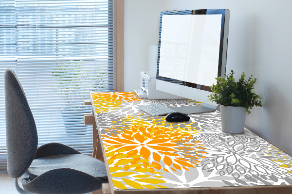 Sous main de bureau Chrysanthèmes