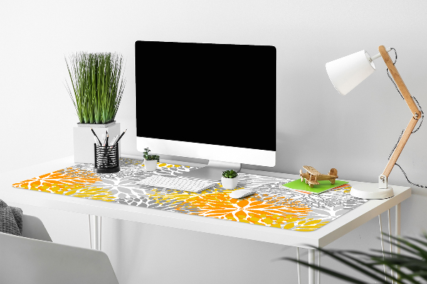 Sous main de bureau Chrysanthèmes