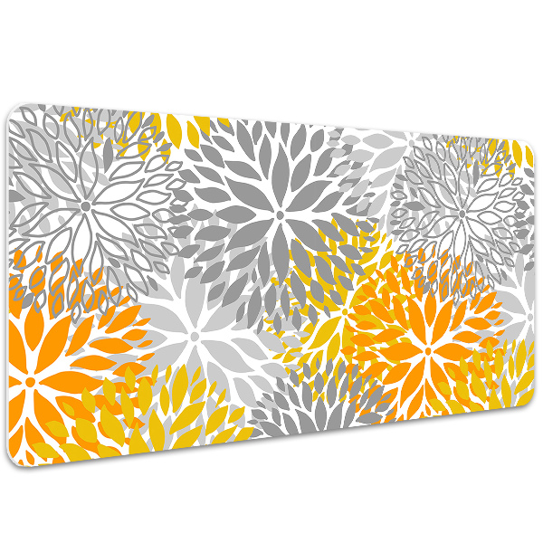 Sous main de bureau Chrysanthèmes