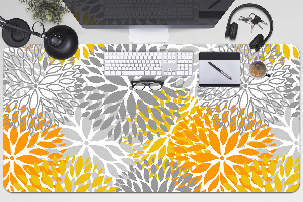 Sous main de bureau Chrysanthèmes
