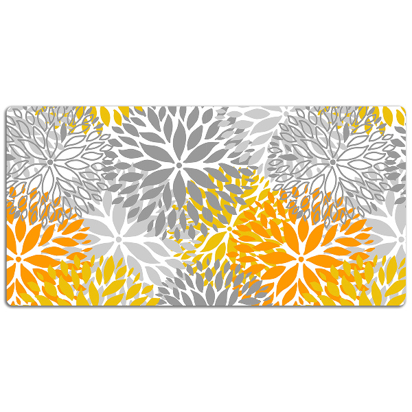 Sous main de bureau Chrysanthèmes