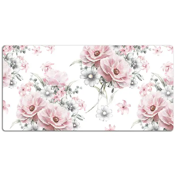 Sous main de bureau Fleurs
