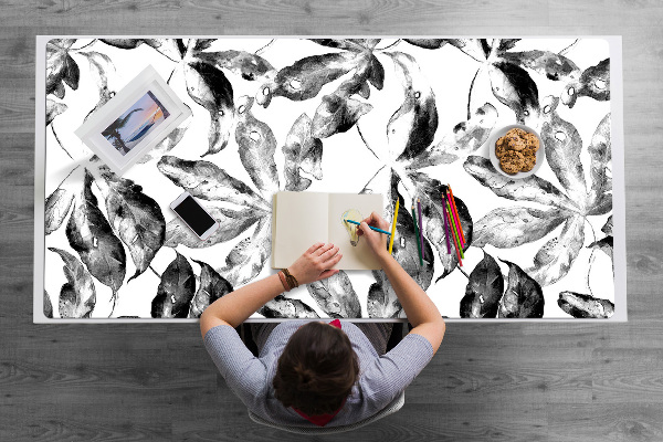 Tapis de bureau Feuilles peintes