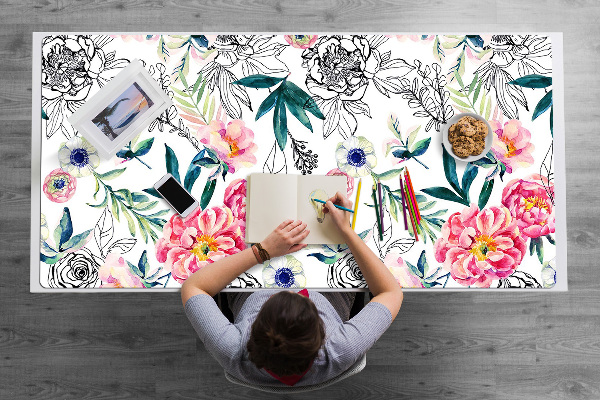 Sous-main bureau Image de printemps