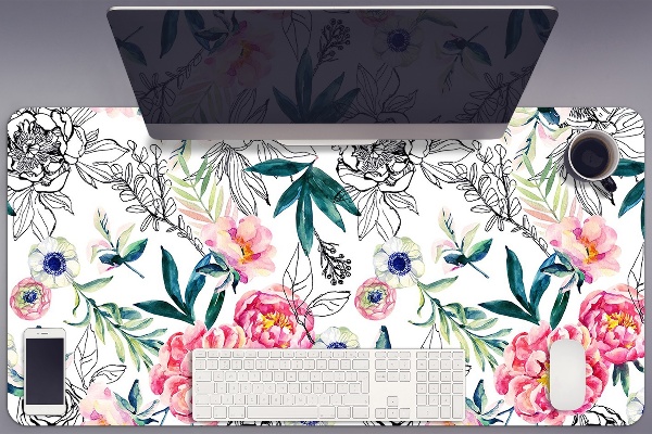 Sous-main bureau Image de printemps