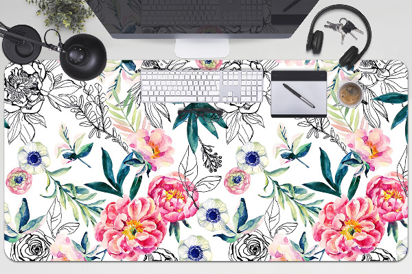 Sous-main bureau Image de printemps