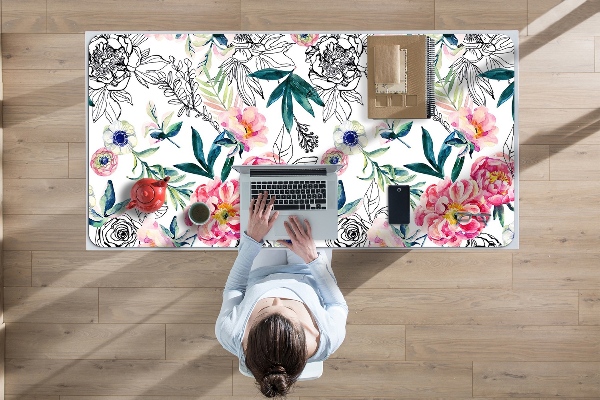 Sous-main bureau Image de printemps