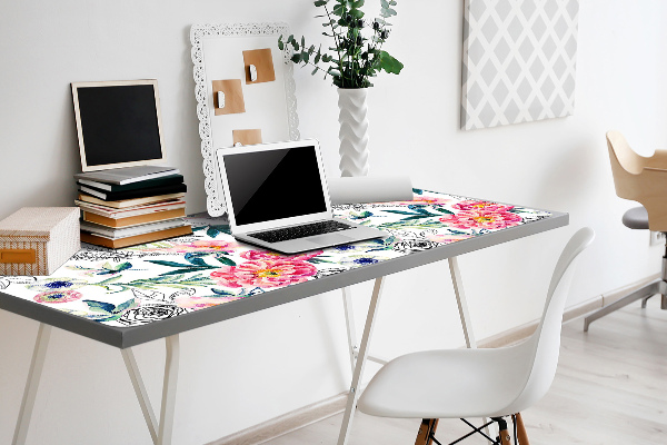 Sous-main bureau Image de printemps