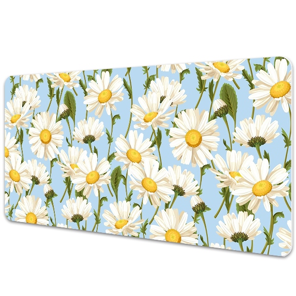 Tapis de bureau Fleurs de camomille