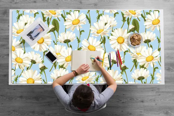 Tapis de bureau Fleurs de camomille