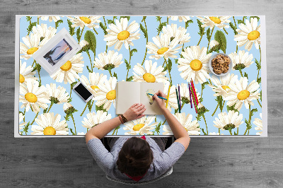 Tapis de bureau Fleurs de camomille