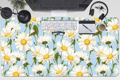 Tapis de bureau Fleurs de camomille