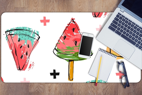 Tapis de bureau Watermon sur un bâton