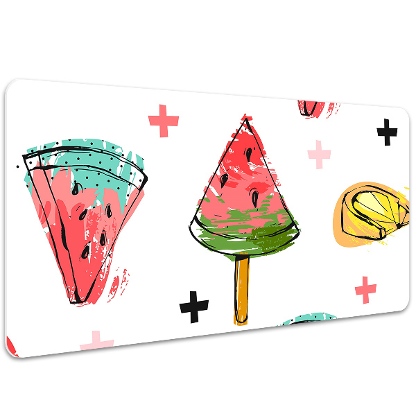 Tapis de bureau Watermon sur un bâton