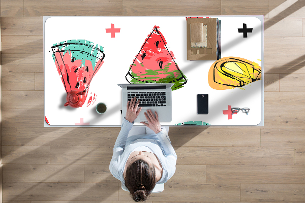 Tapis de bureau Watermon sur un bâton