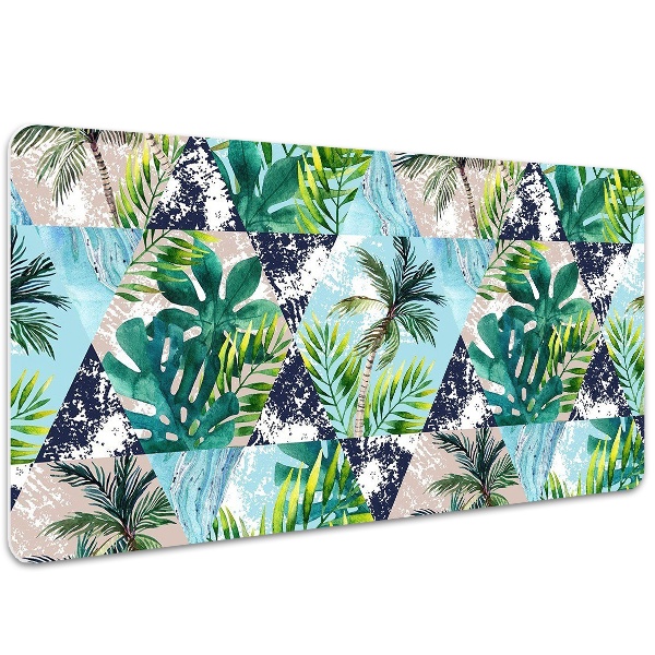 Sous-main bureau Mosaïque tropicale