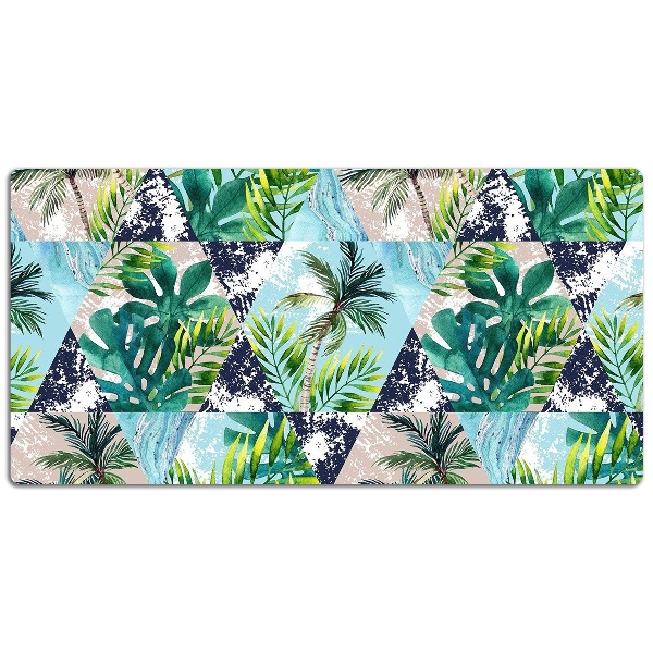 Sous-main bureau Mosaïque tropicale