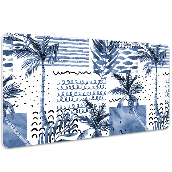 Tapis de bureau Paume bleue