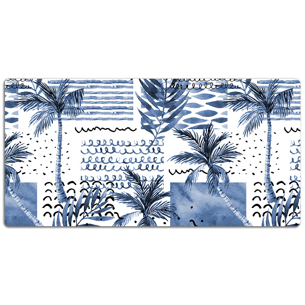 Tapis de bureau Paume bleue