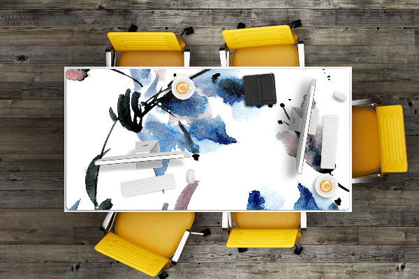 Tapis de bureau Fleurs aquarelles