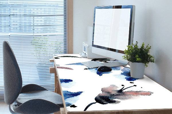 Tapis de bureau Fleurs aquarelles