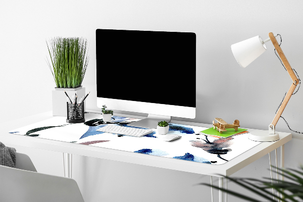 Tapis de bureau Fleurs aquarelles