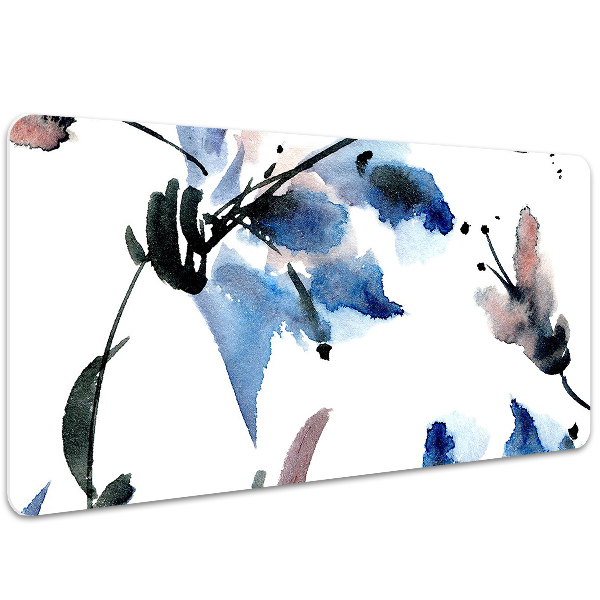 Tapis de bureau Fleurs aquarelles