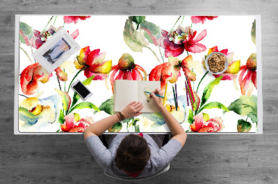 Sous main de bureau Fleurs sauvages