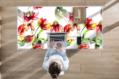 Sous main de bureau Fleurs sauvages