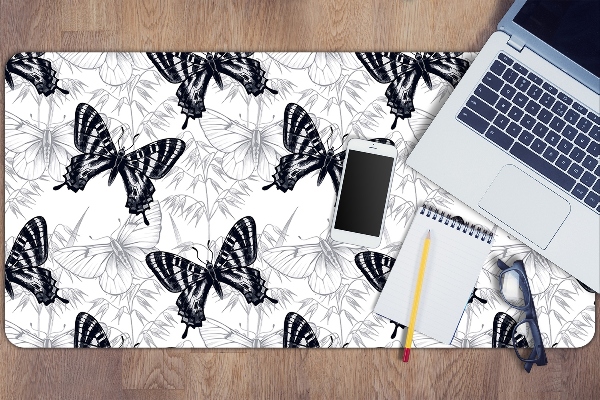 Sous-main bureau Dessiner des papillons
