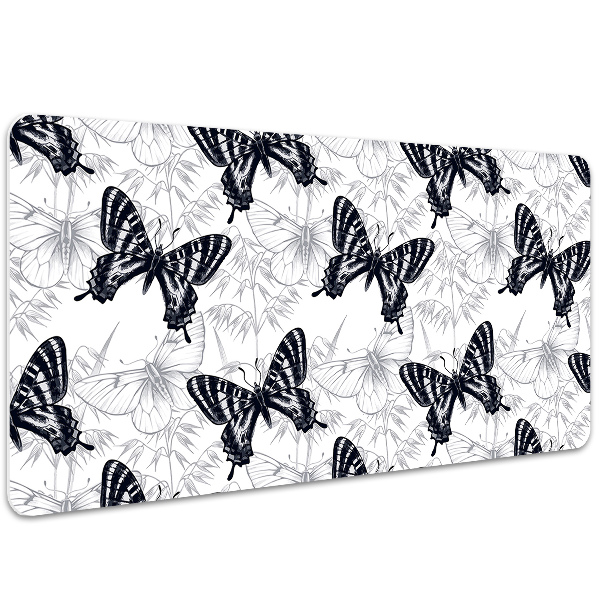 Sous-main bureau Dessiner des papillons