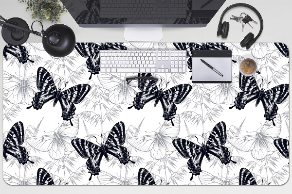 Sous-main bureau Dessiner des papillons