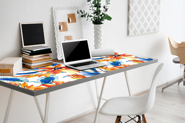Sous-main bureau Fleurs ensoleillées