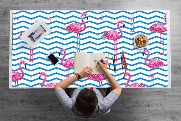 Sous main de bureau Flamants