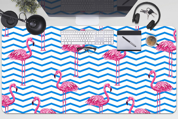 Sous main de bureau Flamants