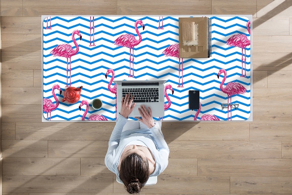 Sous main de bureau Flamants