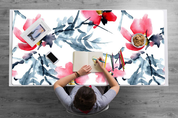 Tapis de bureau Modèle de fleur