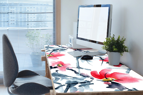 Tapis de bureau Modèle de fleur