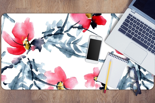 Tapis de bureau Modèle de fleur