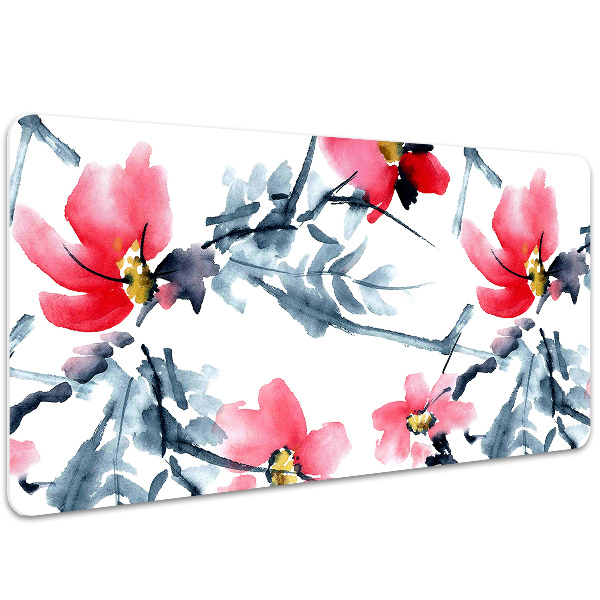 Tapis de bureau Modèle de fleur