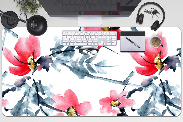 Tapis de bureau Modèle de fleur