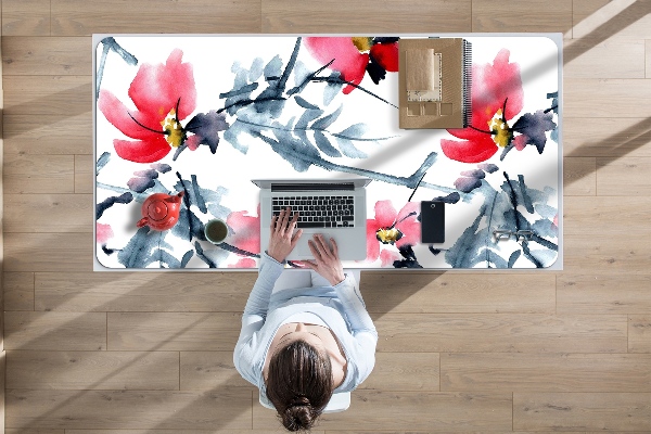 Tapis de bureau Modèle de fleur