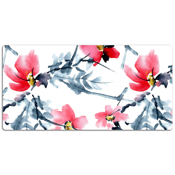 Tapis de bureau Modèle de fleur