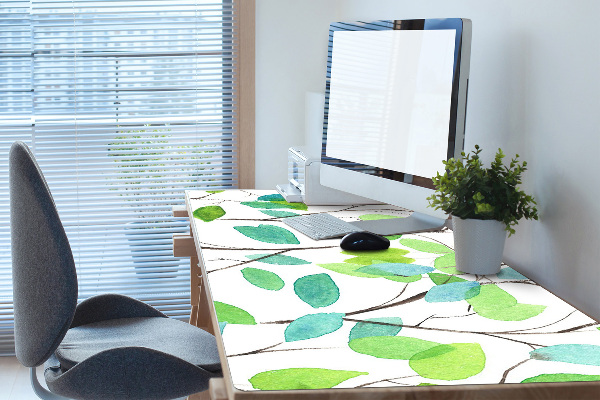 Tapis de bureau Brindilles vertes