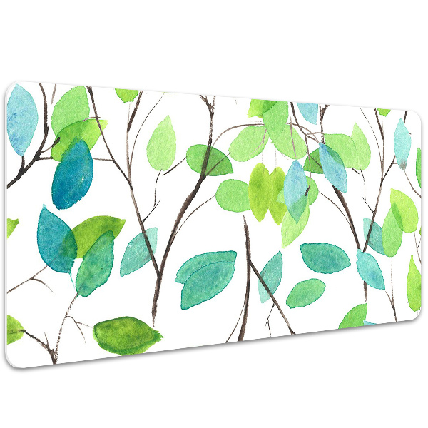 Tapis de bureau Brindilles vertes