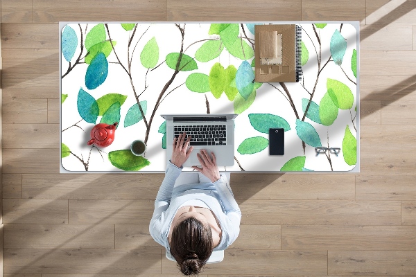 Tapis de bureau Brindilles vertes