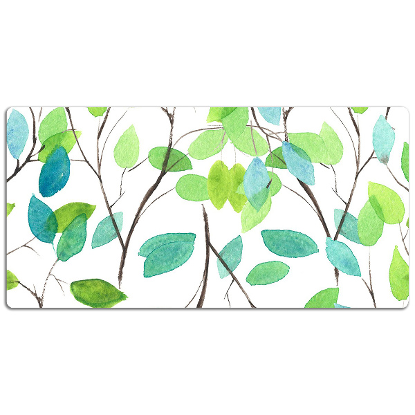 Tapis de bureau Brindilles vertes