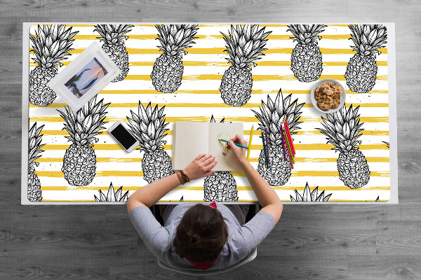 Sous main de bureau Ananas