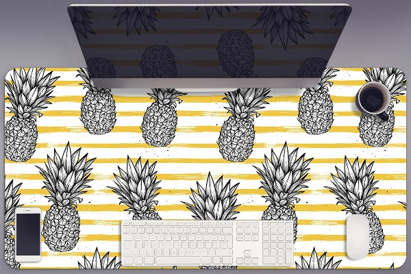 Sous main de bureau Ananas