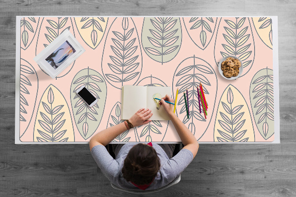 Tapis de bureau Feuilles colorées